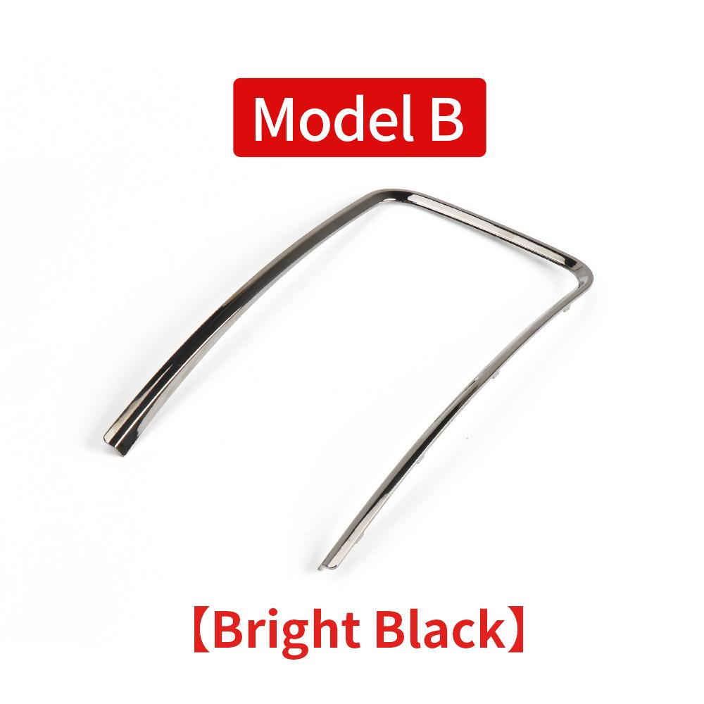 For Buick Lacrosse Car Sliding Shutters Cup Holder Roller Blind Cover Armrest Box Storage Box Strip Plating Trim Ring