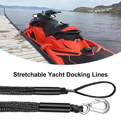 Boat Bungee Dock Lines Cords Docking Rope for Kayak Watercraft SeaDoo Jet Ski Pontoon Canoe Power Boat Mooring Rope Accessories 7