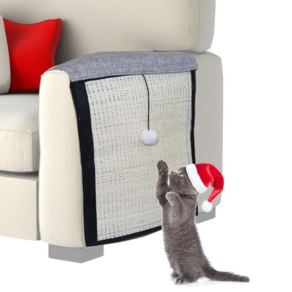 Indoor Cat Scratch Sisal Mat for Sharpen Nails Scraper Kitten Pad Cat Toy Chair Table Sofa Mats Furniture Protectors