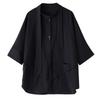 Summer 2026 Dark Style Versatile Casual Plus Size Women's Shirt - Loose, Slimming, Fashionable Top
