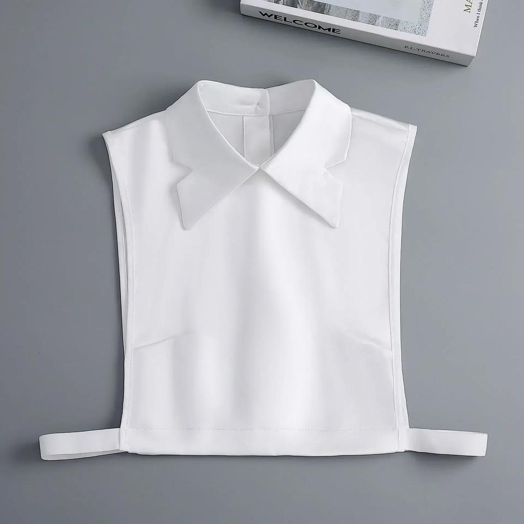 Hollow Lace Chiffon Doll Cotton Fake Collar Blouse Sweater Detachable Shirt Collar False Collar Lapel Women Top Collars Decor
