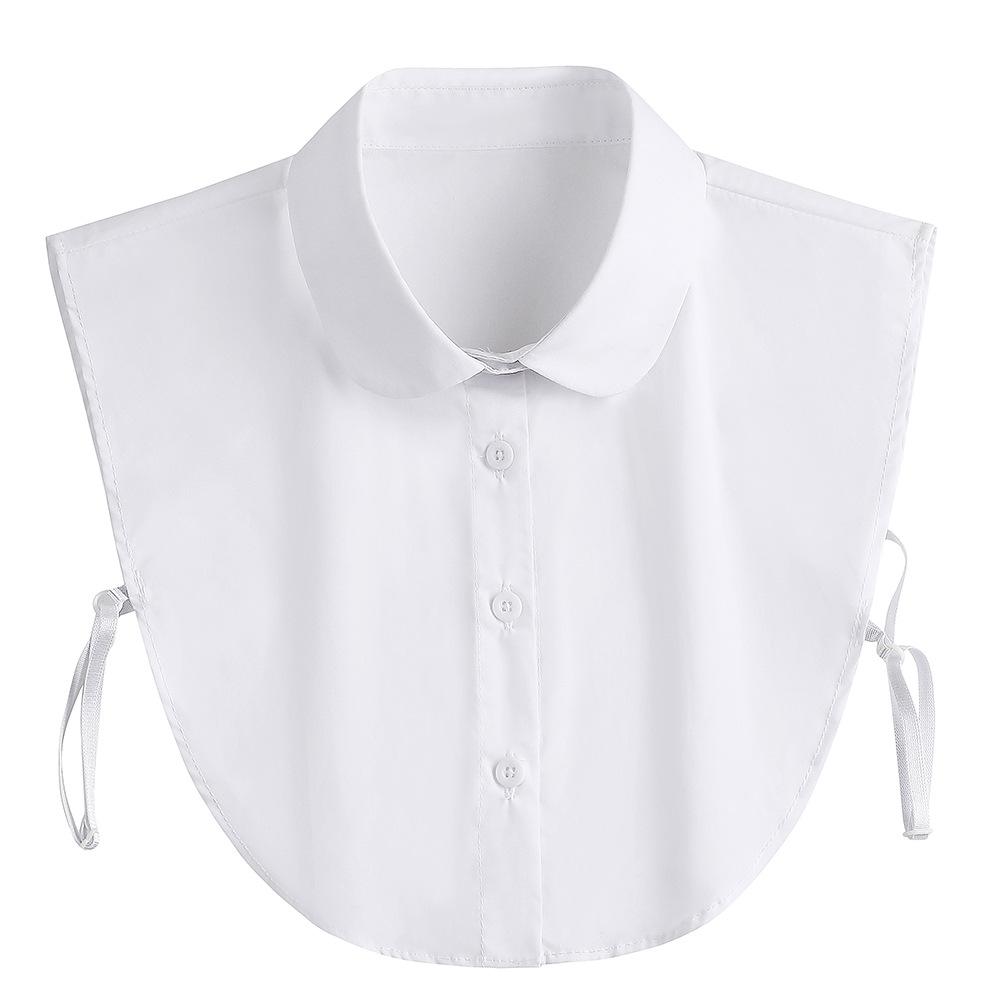 Women False Collar for Mens Business Formal Shirt Detachable Collar Button Down Fake Collar White Blue Pink Neck Collar