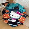 1PC Halloween Hello Kitty Automatic Folding Umbrella | Vibrant Motif & Compact Design for Everyoneyy250930056