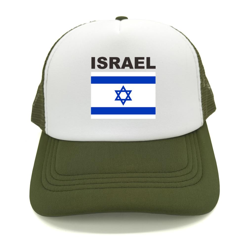 Israel Flag Trucker Cap Summer Unisex Cool Country Israeli Hat Baseball Caps Unisex Outdoor Mesh Net Caps