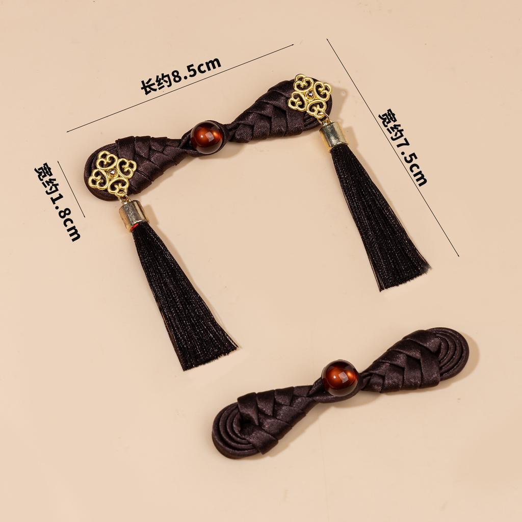 5 Paia Bottoni Chiusura Rana Cinese Nodo Fermaglio Cucito Artigianato Fatto a Mano DIY Fiore Cheongsam Bottone per Tessuto