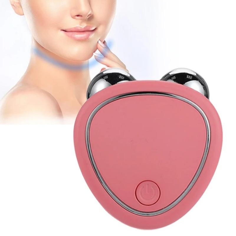 Facial Massager EMS Face Lifting Machine Microcurrent Roller Skin Tightening Rejuvenation Beauty Facial Charging Anti Wrinkle