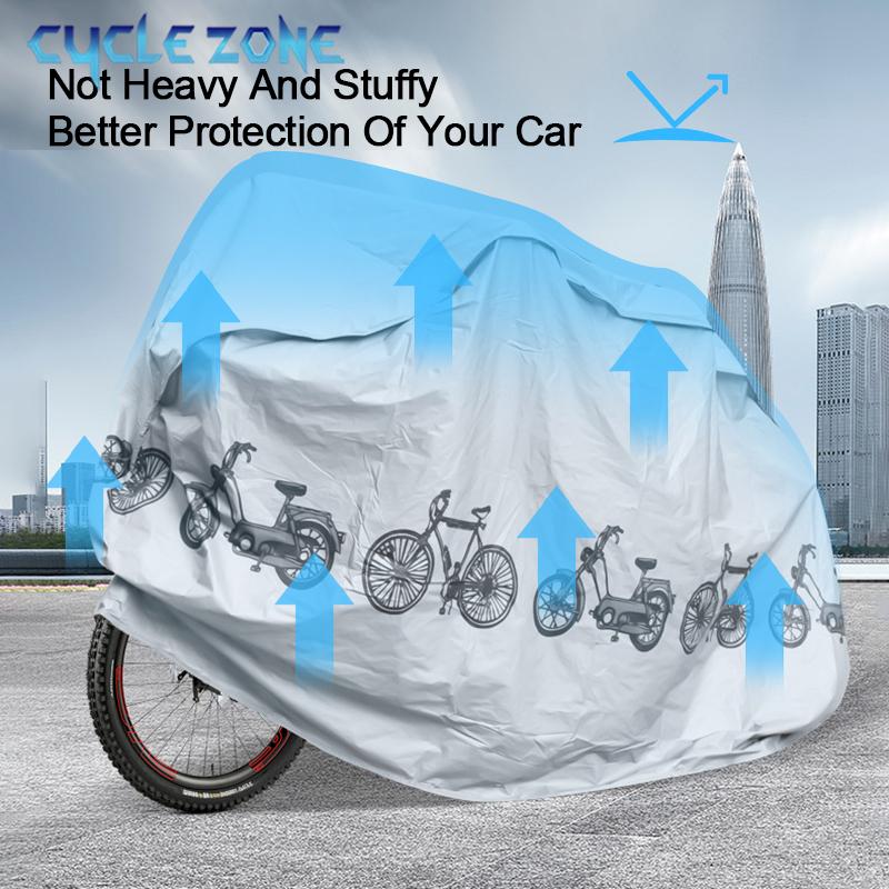 Bicycle Cover Motorcycle Rain Cover Waterproof Dustproof Anti-UV Outdoor Protection MTB Bike Cover All Seasons Bike Accessories