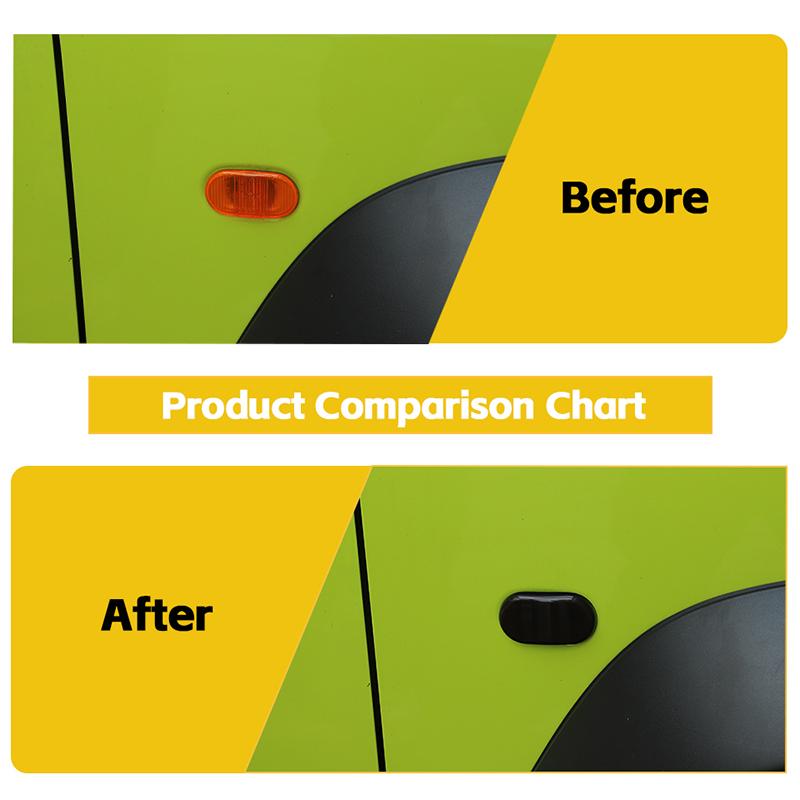 Car Tail Light Lamp Covers HIGH MOUNT STOP LAMP Leaf Board Turn Signal Decoration For Suzuki Jimny 2019 Up Car Exterior Accessoriess,Smocked Black