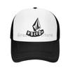 Vlastní síťované baseballové kšiltovky s potiskem loga Volcoms, letní prodyšné kšiltovky na ochranu před sluncem, unisex, nastavitelná snapback kšiltovka