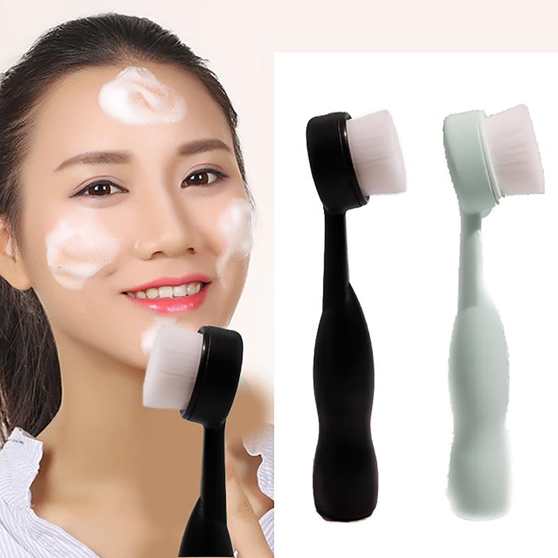 Abs Facial Brush Deep Cleanser Blackhead Pore Exfoliating Facial Massage Brush Portable Facial Skin Wash Tools