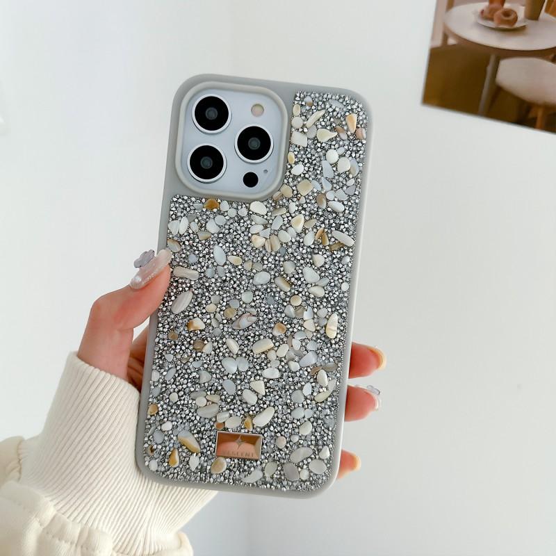 Luxury Colorful Stone Phone Case IPhone 14 Pro Max Bling Rhinestone Full Body Protective Soft TPU Cover