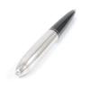 Great LOUIS VUITTON Ballpoint Pen Dock Lacquer Twist Type Black Silver Mens Used