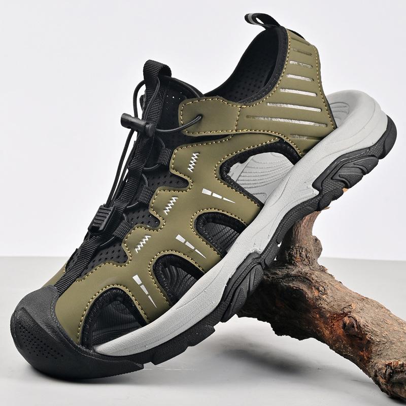 Men's Leather Sandals, Sports Outdoor Beach Shoes