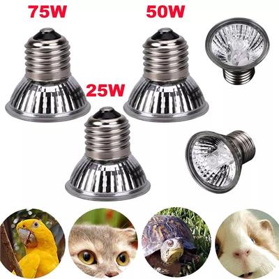 20/50/75W Heat Lamp UVA UVB Reptile Constant Temperature Lamp Full Spectrum Sunlamp Basking Pet Light Coop Chick Pet Turtle Lamp