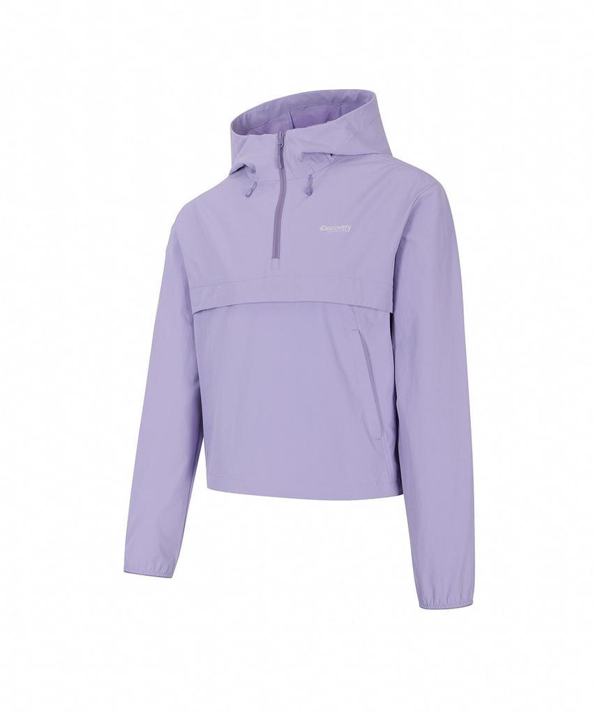 Discovery Expedition Women'S Freshvent Lightweight Woven Training Hooded Anorak (L.Violet)