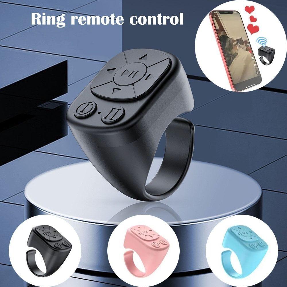 Wireless Connection Ring Remote Control Bluetooth-compatible Page Turner  Video Recording