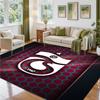 Trabzonspor FC Design Crystal Velvet Rug Soft Decorative Mat for Bedroom Entrance
