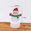 Christmas LED Light Snowman Santa House Luminous Cabin Merry Christmas Decor for Home Xmas Tree Ornaments Kids Gifts New Year