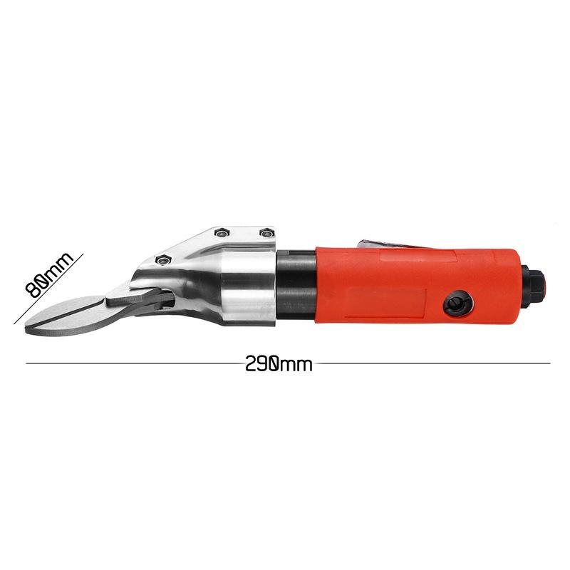 Luft Pneumatische Kraft Gerade Schere Metall Schere Schneider Säge Wind Schneider Schneiden Elektronische Bauteile Pin Draht Blau/Rot