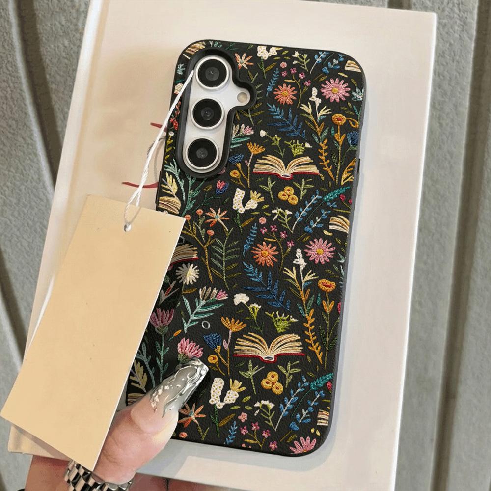 Vintage Bloemen Telefoonhoesje Voor Samsung A56 5G A37 A57 A16 A17 A55 A36 A53 A35 A34 A06 A07 A26 S26 Ultra S25 FE S24 Zachte TPU Cover