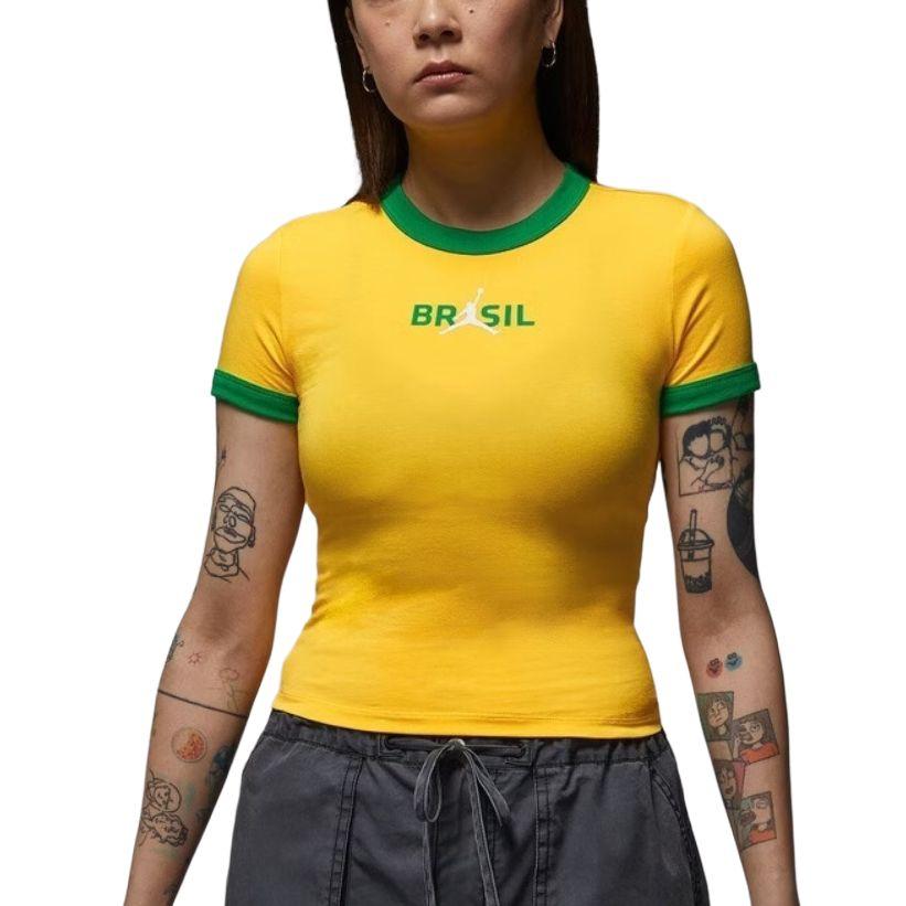 Jordan Round Neck Versatile Pullover Short Sleeve T-Shirt Women tops IF3927-741 S