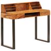 Day and Night - Day and Night Solid Sheesham Wood and Steel Desk 110x50x94 Cm