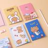 Lot de 4 Mini Carnets Mignons Dessins Animés 64K pour Enfants Étudiants Papier Lisse Portable Stylo Lisse Journal Prix Scolaires Et Cadeaux de Fête