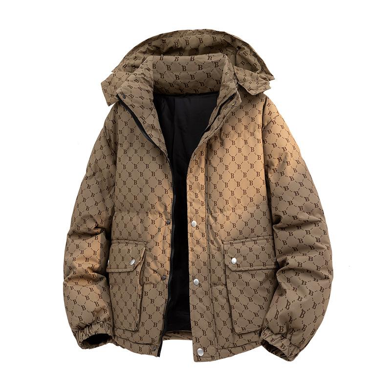 Autumn Winter Men Woman Thick Warm Windproof Hooded Cotton Jacket Men's Casual Padded Coat Male Outerwear