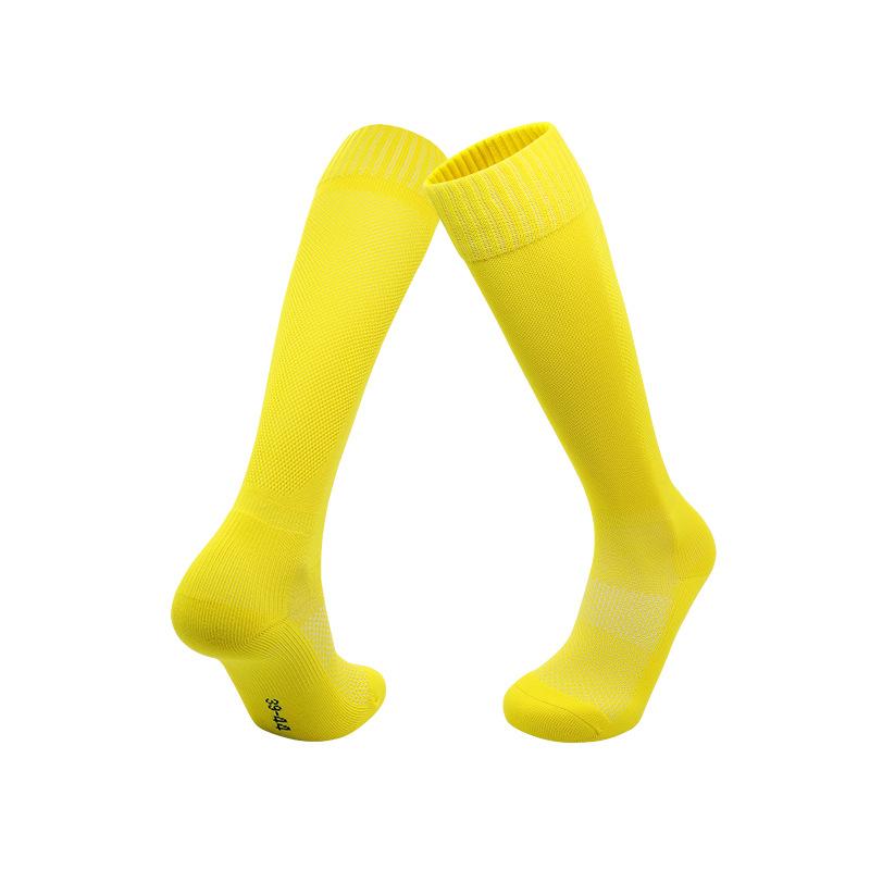 Summer World Cup Football Socks, European Cup Thin Sports Socks kidssize34-38_2Pcs жёлтый