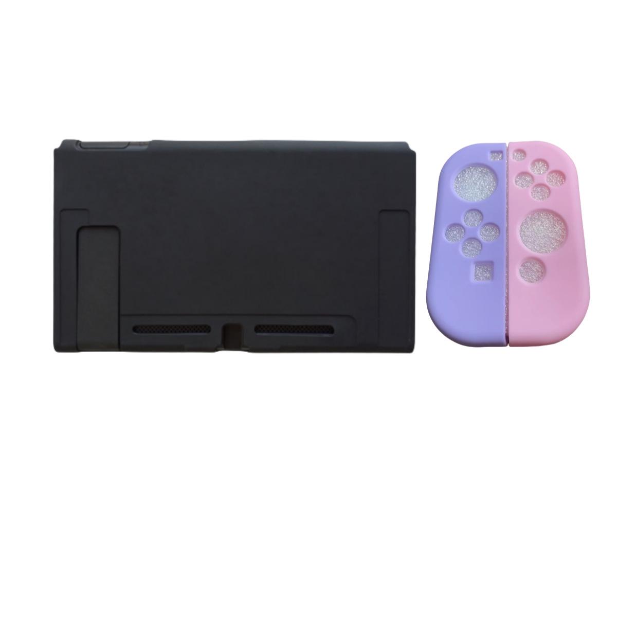 

Матовый прозрачный защитный чехол для Nintendo Switch TPU с ручкой
