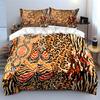 Leopard and Zebra Animal Print Bedding Duvet Cover Set Duvet Cover Pillowcases  (1*Duvet Cover 2*Pillowcases, without duvet insert)