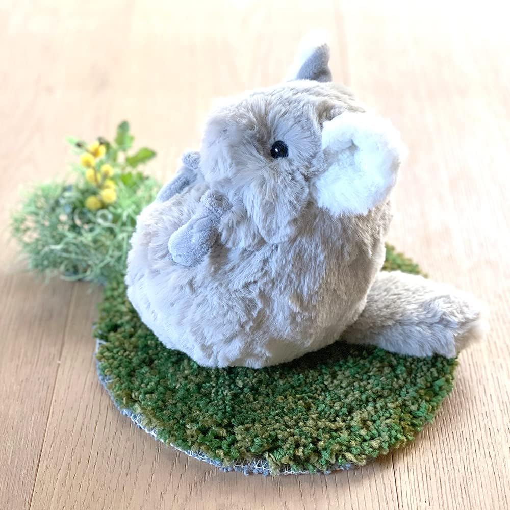 Sun Lemon Koromoffuru Chinchilla Plush Toy Gray 14x16x21cm Animal Stuffed Animal
