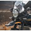 "Rejilla de Faro Negra Para Royal Enfield New Himalayan 450"