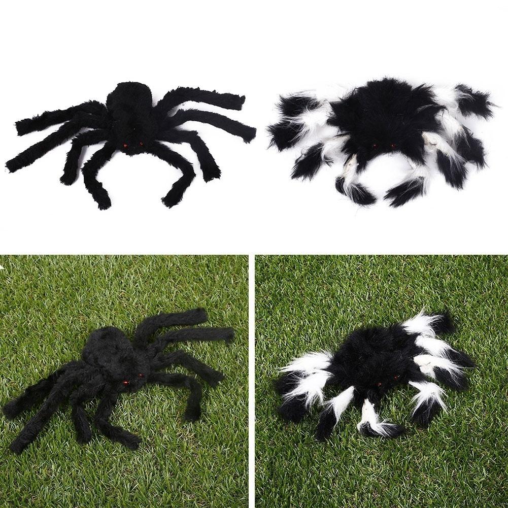 Araña Negra Artificial Decoración de Banquete de Festival de Fiesta de Terror de Halloween