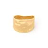 European-American Irregular Textured Tile Bracelet