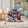 Mobile Suit Gundam Sandrock Gundam Anime Plush Pillow Cover Soft Short Plush Cushion Cover For Sofa Bedroom Home Decor Gift