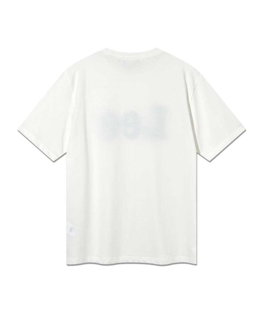 LEE Brush Painting Logo Short Sleeve T-Shirt White