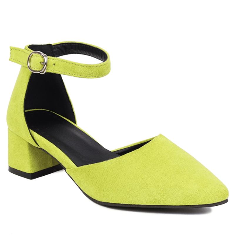 Dámské sandály s uzavřenou špičkou Letní boty Venkovní lodičky Dámské kotníkové pásky Elegantní Černé Růžové Zelené Společenské Svatební boty Značkové