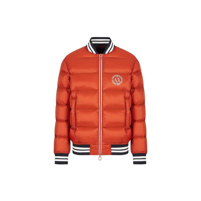 ARMANI EXCHANGE Jackets Men's Red Brown Baseball Collar Moderate Other 6LZBL8-ZNWRZ-11498