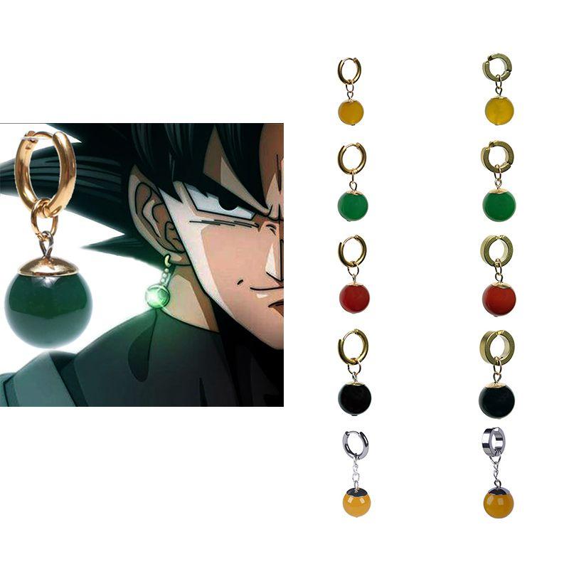 Cosplay As Goku Black With These Light-weight Agate Earrings