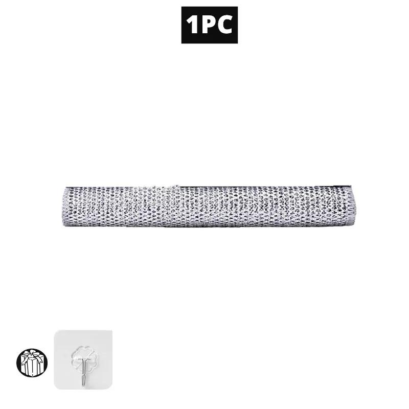 

20/1pcs Magic Cleaning Cloth Thickened Double -sided Metal Steel Wire Rags Kitchen Dish Pot Washdishing Cloths Towel Clean Tools Single Layer