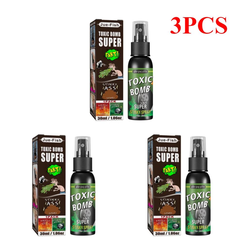 30ML Liquid Fart Spray Can Stink Bomb Ass-Smelly Stinky Gas Crap Gag Prank Non Toxic Smells Novelties Toy Joke Party Supplies