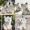 Adorabile Peluche Husky Giocattolo Morbido Regalo di Natale Perfetto Per Bambini e Neonati