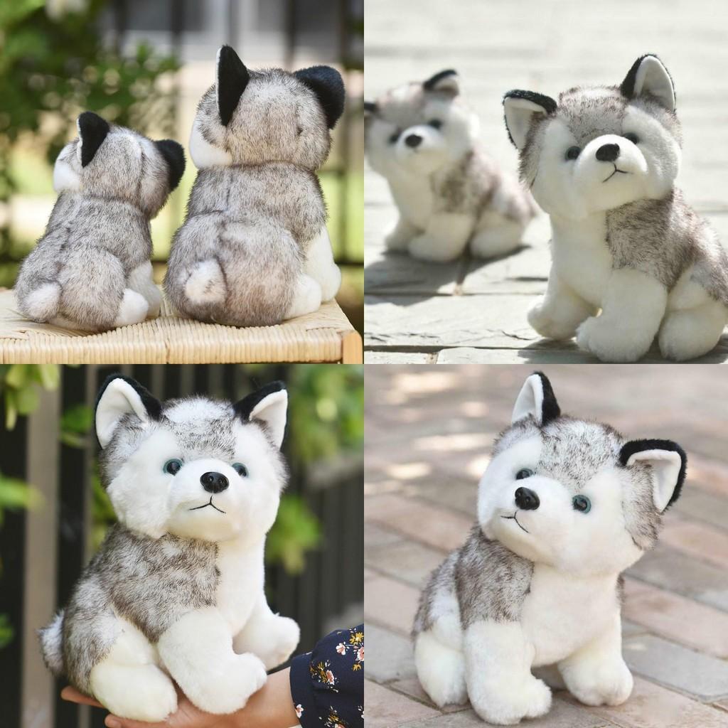 Adorabile Peluche Husky Giocattolo Morbido Regalo di Natale Perfetto Per Bambini e Neonati