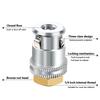 For Air Pump Accessories Leak-Proof Tire Tool Car Tires Self-Locking Brass Tire Inflation Chuck Secure Air Chuck Tire Chucks 1
