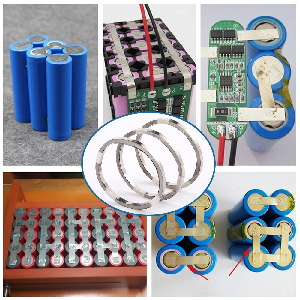 1 Roll 10m 18650 Li-ion Battery Nickel Plated Strip Connector 0.1mm 0.12mm 0.15mm 0.2mm Battery Connector Spot Weld Steel Belt