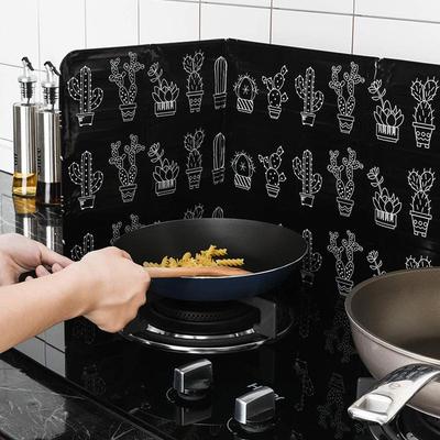 Paraschizzi Pieghevole in Foglio di Alluminio per Fornelli da Cucina