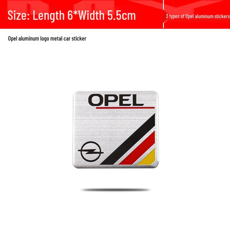 Opel Corsa Car Emblem Decoration - Metal Aluminum Logo Sticker