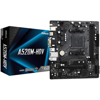 Asrock A520-hdv Matx Am4 Ddr4