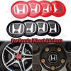 FPY1  4PCS 56mm for Car Hub Center Cap Metal Badge Sticker Honda Civic Accord Car Hub Decorative Sticker